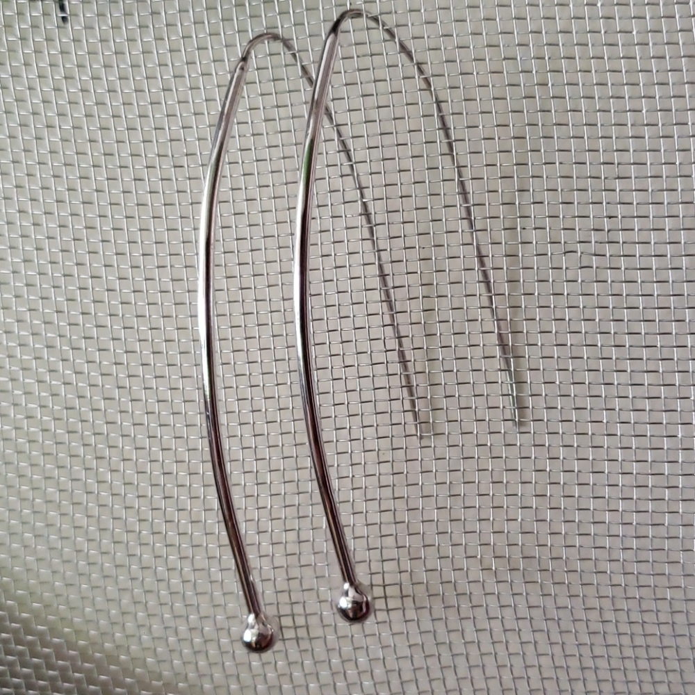 Silpada long sterling earrings